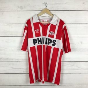 Vintage 1990s PSV Netherlands Adidas Soccer Football Jersey